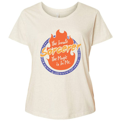 Ladies Curvy Jersey - 8MM2Q5BJ - Natural Heather - 8