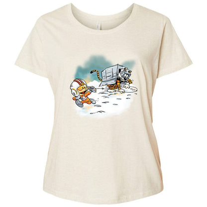 Ladies Curvy Jersey - 9CAUKCZ3 - Natural Heather - 8