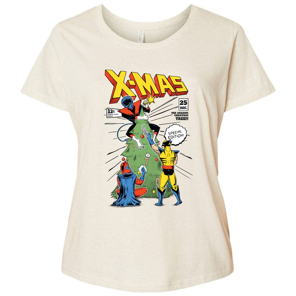 Ladies Curvy Jersey - UTVUCLPB - Natural Heather - 8