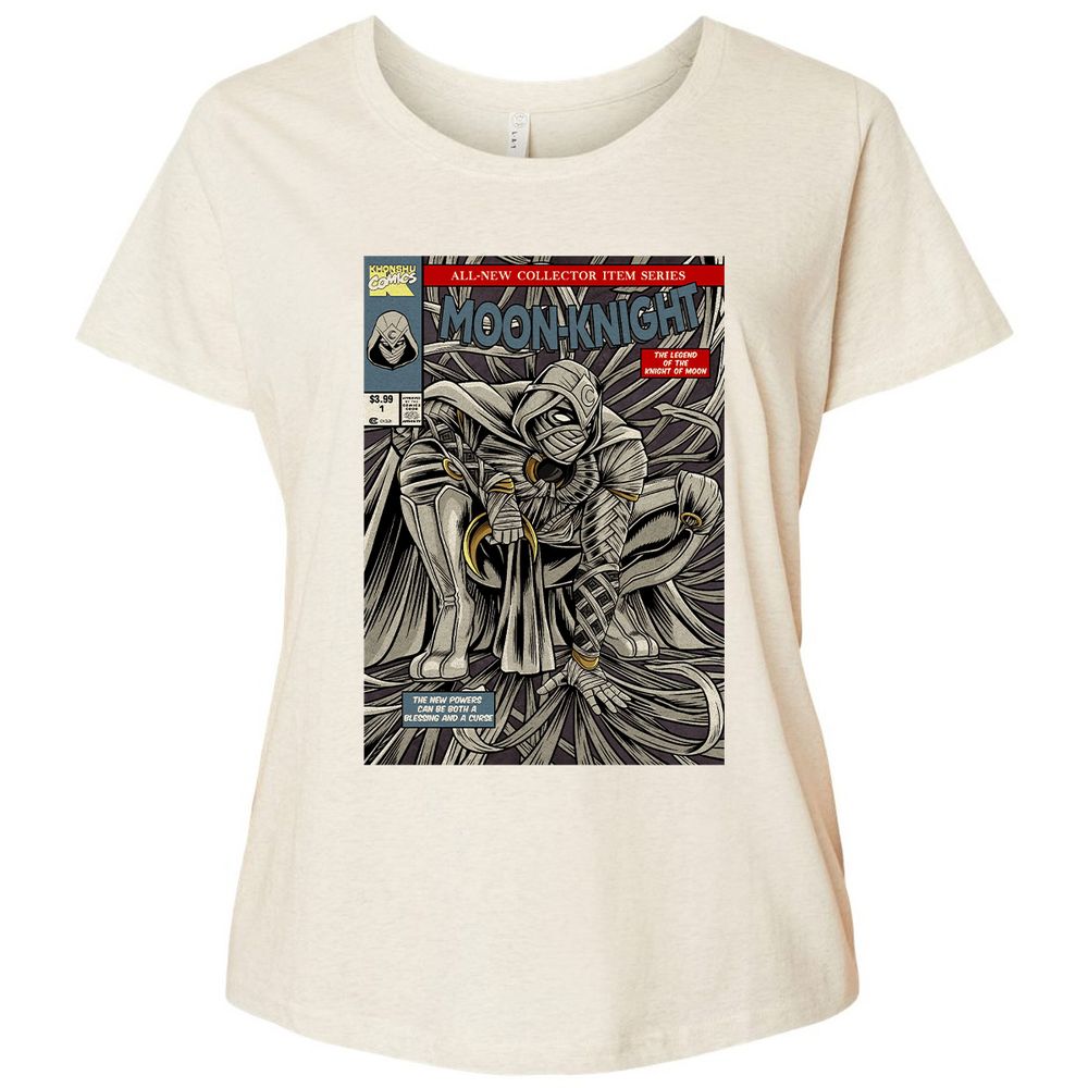 Ladies Curvy Jersey - GSAA897R - Natural Heather - 8