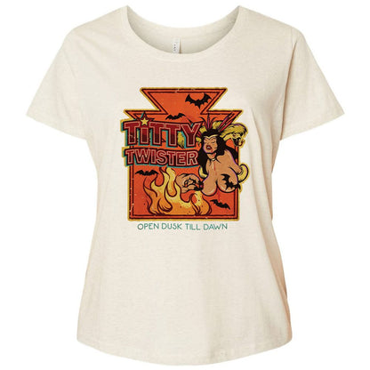 Ladies Curvy Jersey - NVN4TTM9 - Natural Heather - 8