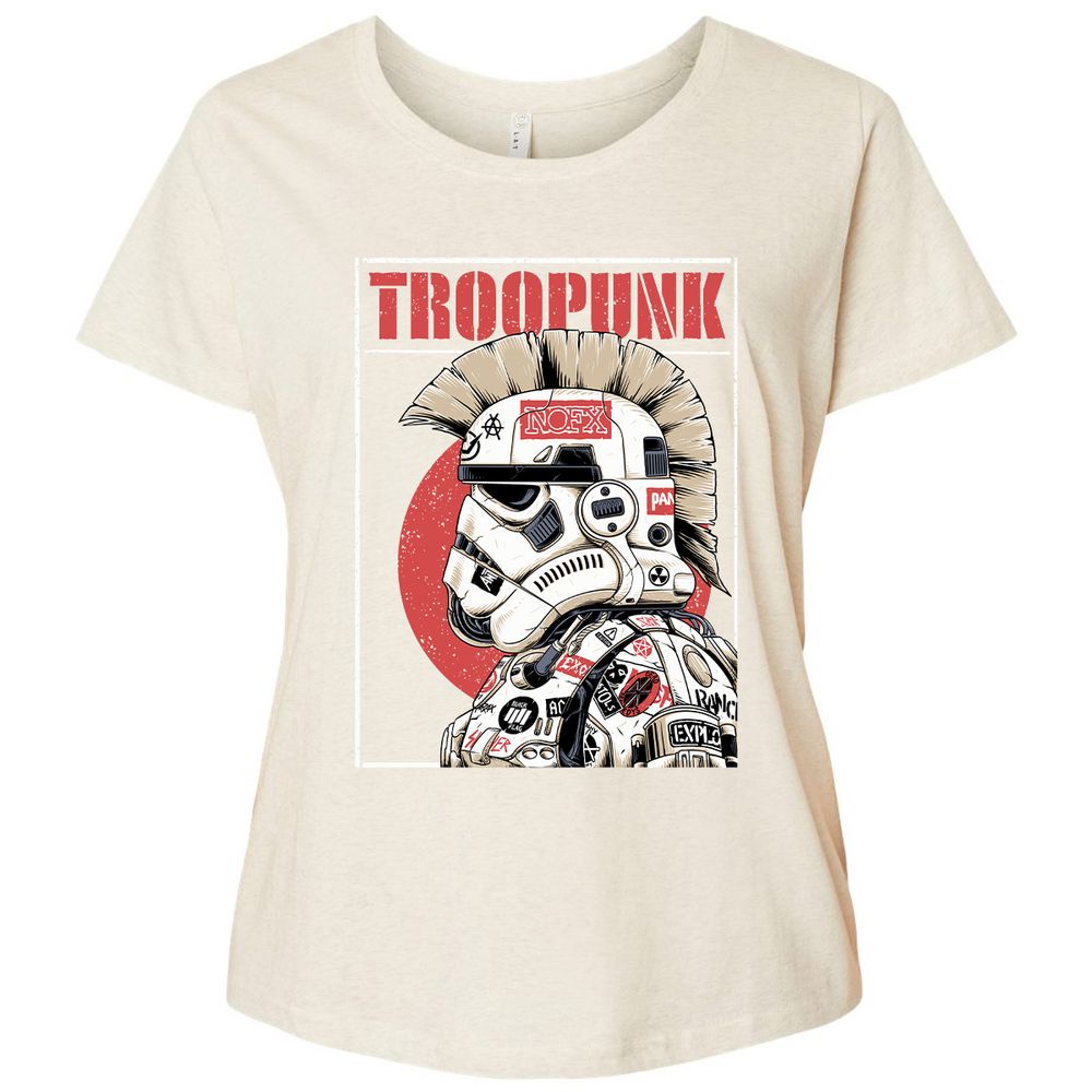 Ladies Curvy Jersey - JUJUX5DP - Natural Heather - 8