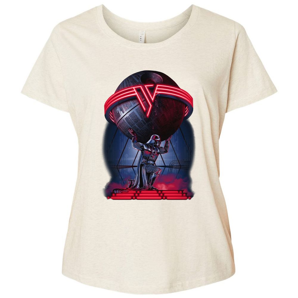 Ladies Curvy Jersey - 7YJQJN3B - Natural Heather - 8