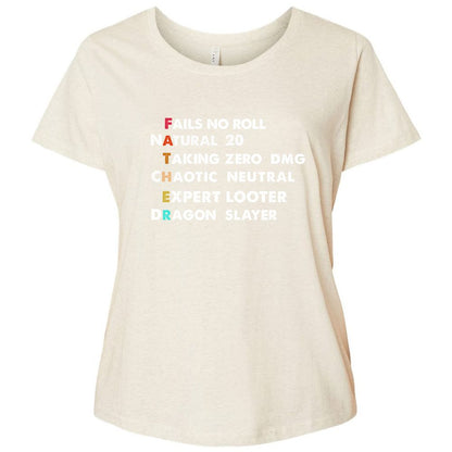 Ladies Curvy Jersey - 95KRZMPF - Natural Heather - 8