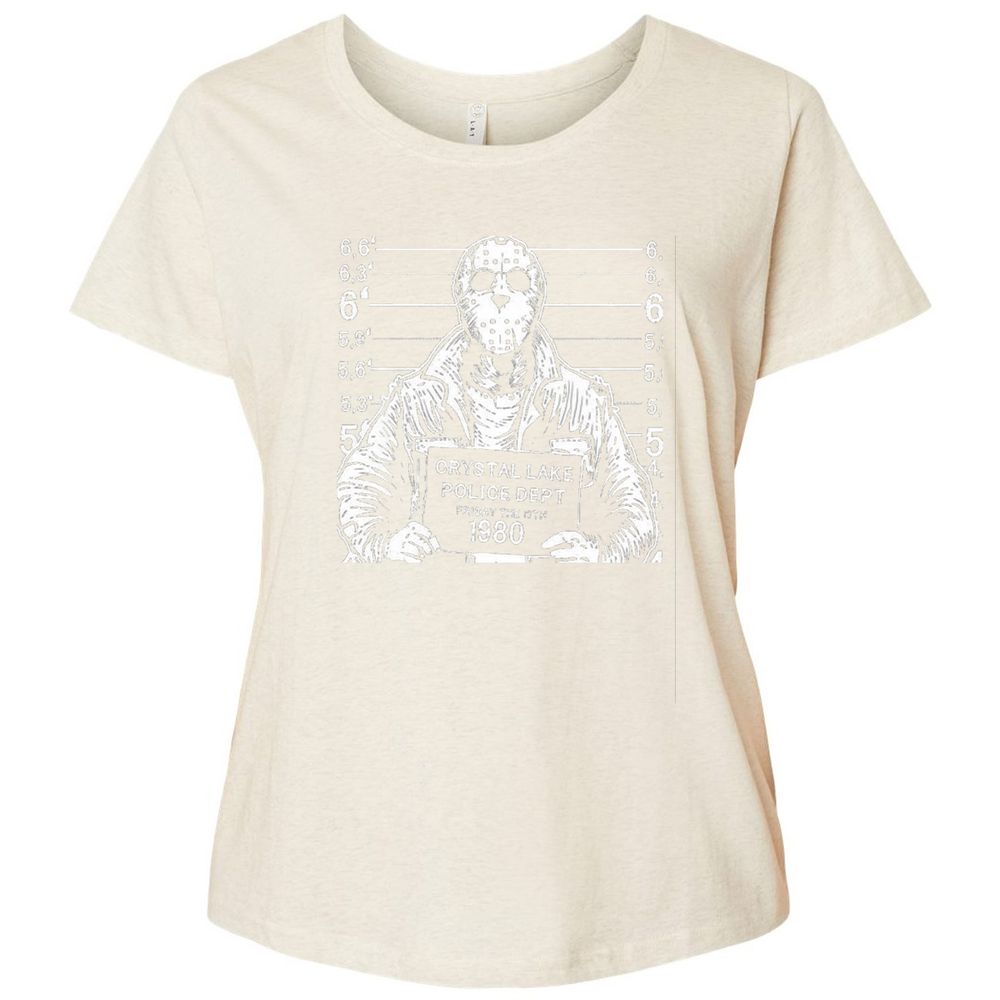 Ladies Curvy Jersey - QBEQ58WH - Natural Heather - 8