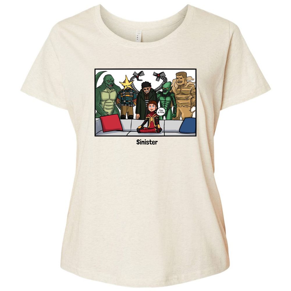 Ladies Curvy Jersey - YW68JHQE - Natural Heather - 8