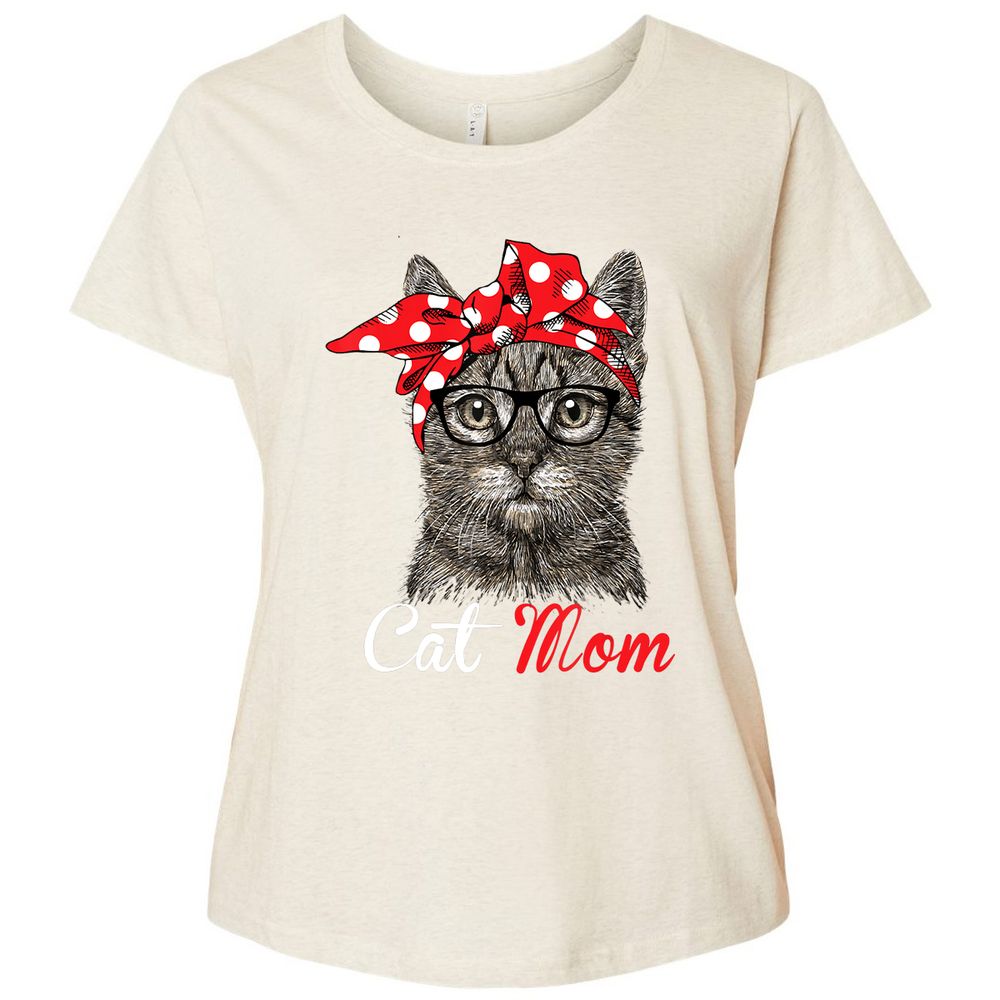 Ladies Curvy Jersey - 17TUHYF5 - Natural Heather - 8