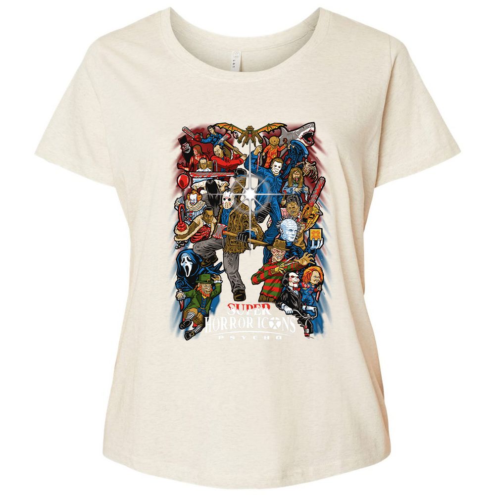 Ladies Curvy Jersey - 7DD88EA6 - Natural Heather - 8