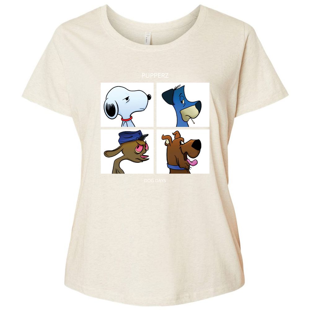 Ladies Curvy Jersey - D1J7EFLA - Natural Heather - 8