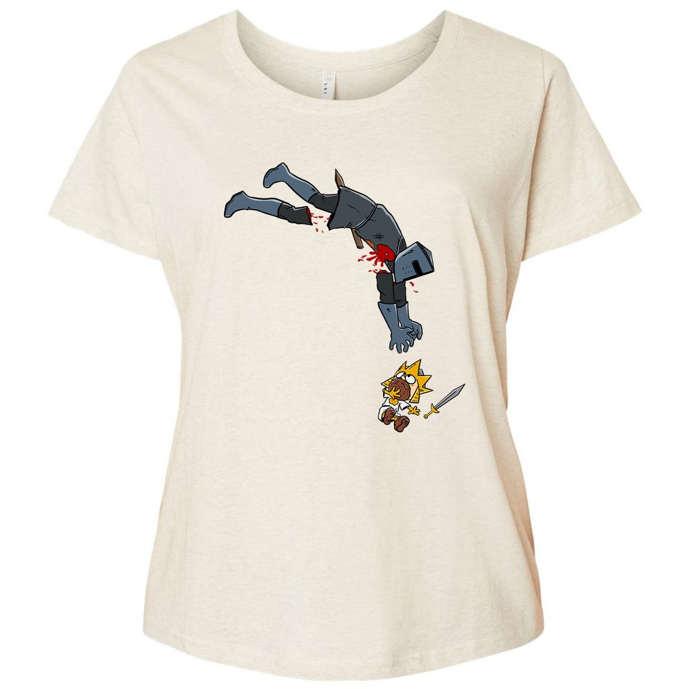 Ladies Curvy Jersey - TDP1TWW4 - Natural Heather - 8