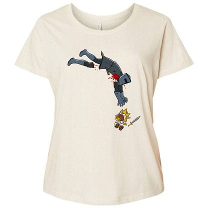 Ladies Curvy Jersey - TDP1TWW4 - Natural Heather - 8