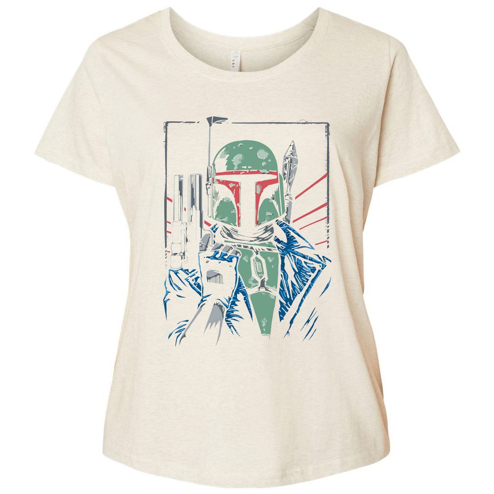 Ladies Curvy Jersey - G82DPTV8 - Natural Heather - 8