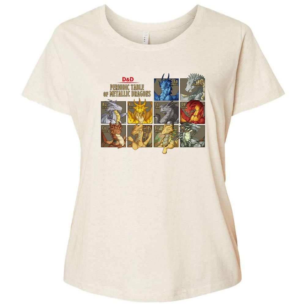 Ladies Curvy Jersey - KUUD68GK - Natural Heather - 8