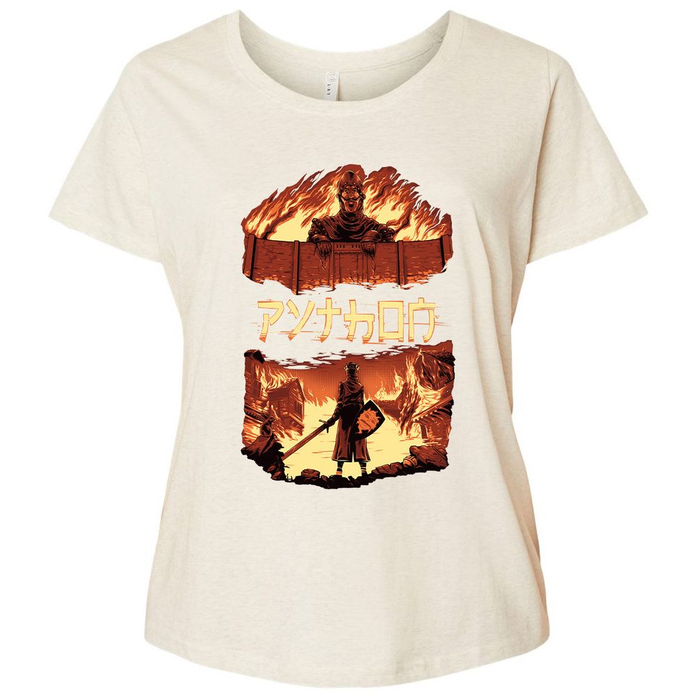 Ladies Curvy Jersey - V155SMJ9 - Natural Heather - 8