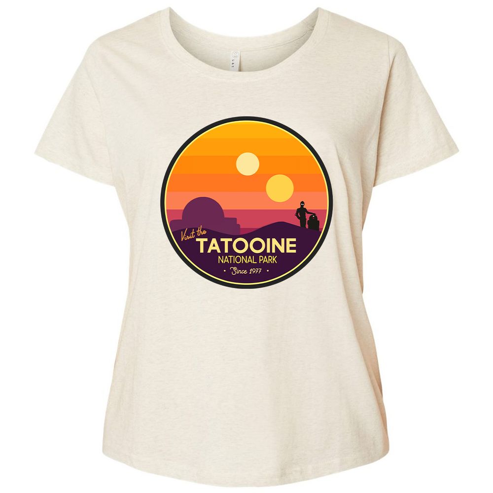 Ladies Curvy Jersey - CN7V1S5J - Natural Heather - 8