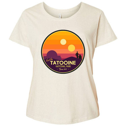 Ladies Curvy Jersey - CN7V1S5J - Natural Heather - 8