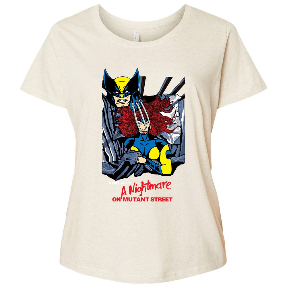 Ladies Curvy Jersey - 1U2YQTML - Natural Heather - 8