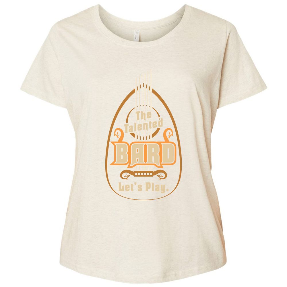 Ladies Curvy Jersey - DT58NGP3 - Natural Heather - 8