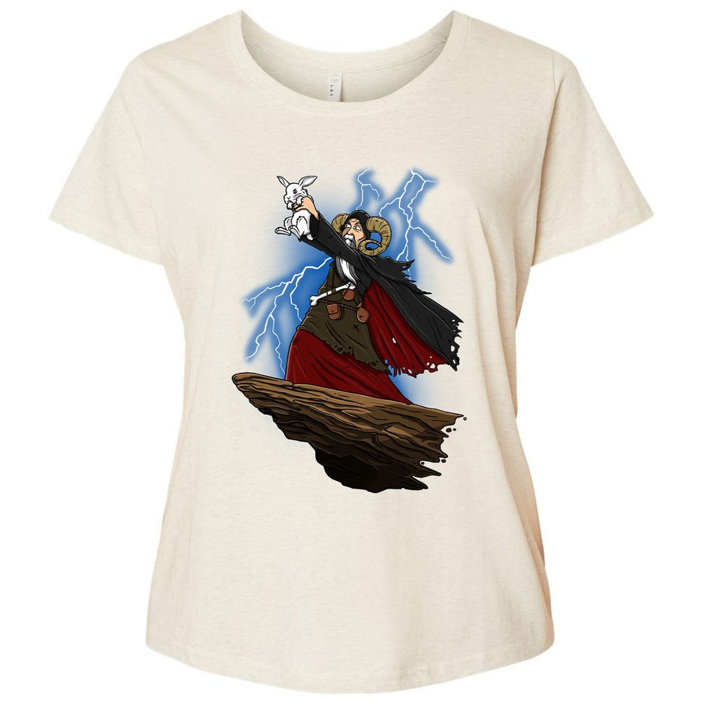 Ladies Curvy Jersey - 613YF4J2 - Natural Heather - 8