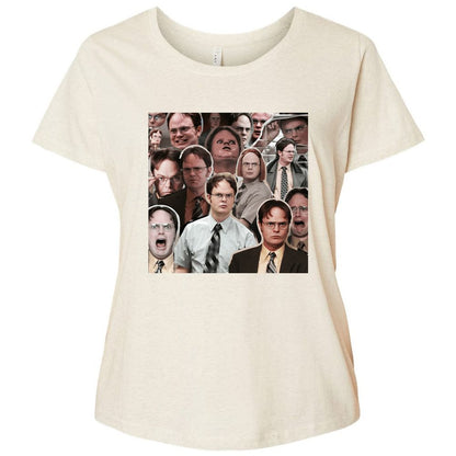 Ladies Curvy Jersey - BTFFF2FR - Natural Heather - 8