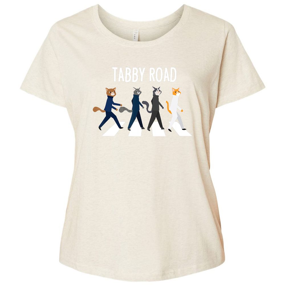 Ladies Curvy Jersey - 63323GJH - Natural Heather - 8