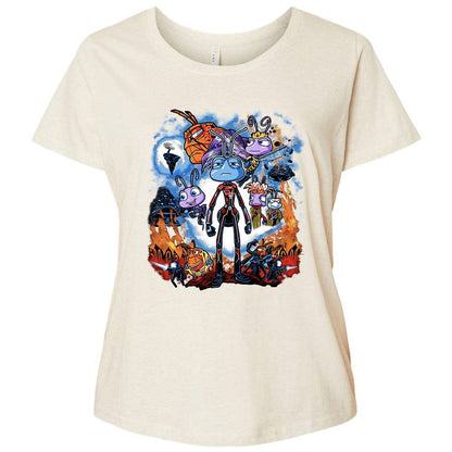 Ladies Curvy Jersey - FHPCMW5B - Natural Heather - 8