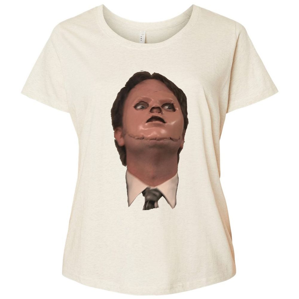 Ladies Curvy Jersey - SF9MPSM2 - Natural Heather - 8