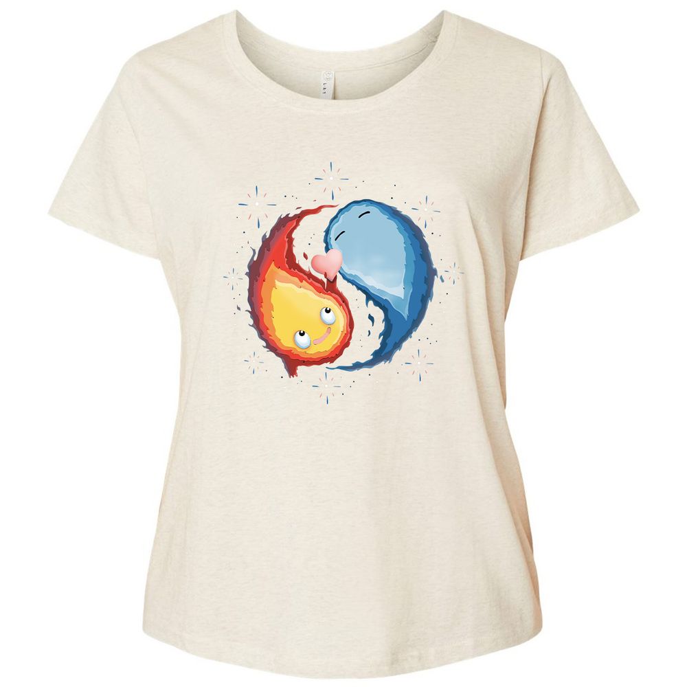 Ladies Curvy Jersey - LQWNEQXA - Natural Heather - 8