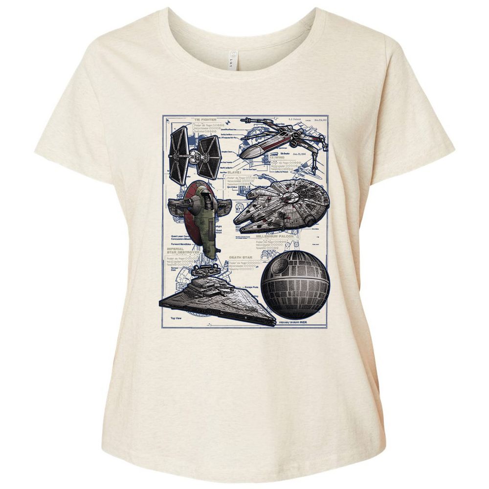 Ladies Curvy Jersey - 1MZXUVBV - Natural Heather - 8