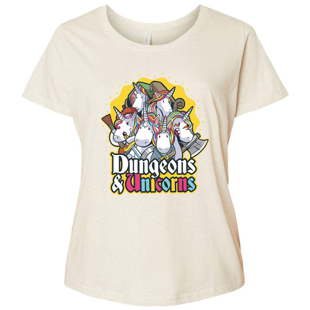 Ladies Curvy Jersey - B4WWDSAW - Natural Heather - 8