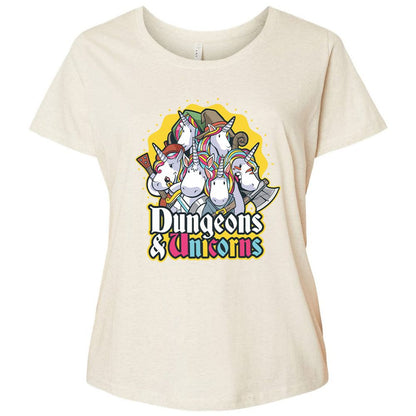 Ladies Curvy Jersey - B4WWDSAW - Natural Heather - 8