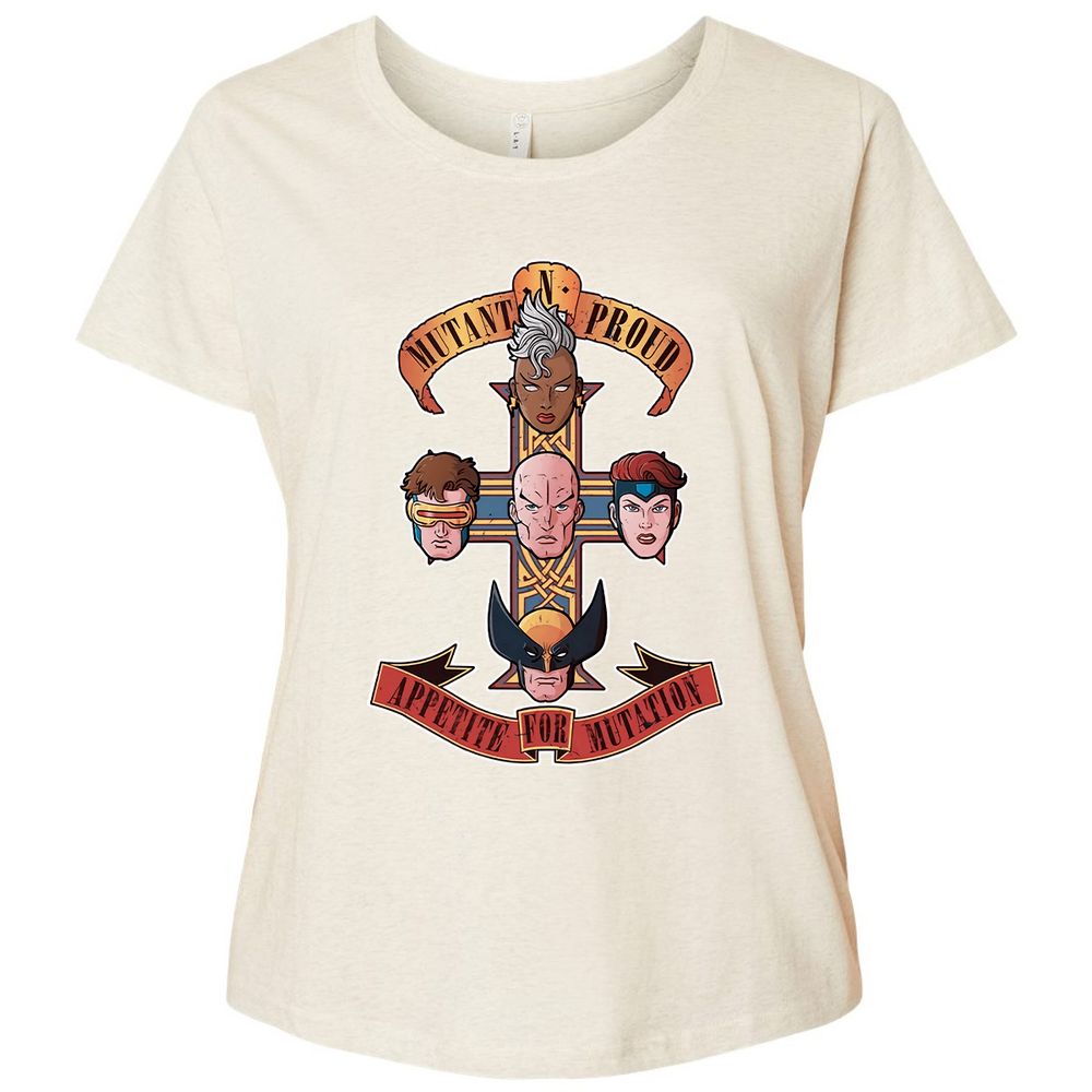 Ladies Curvy Jersey - 69HQYBRP - Natural Heather - 8