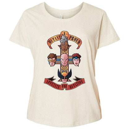 Ladies Curvy Jersey - 69HQYBRP - Natural Heather - 8