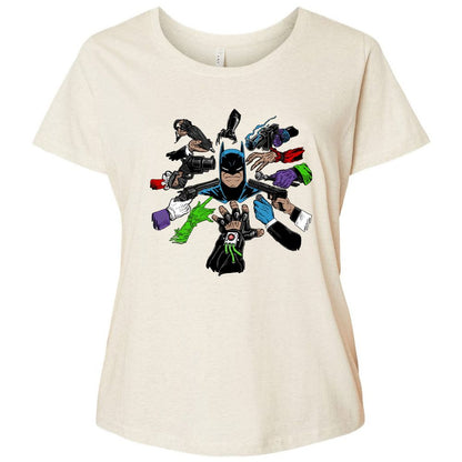 Ladies Curvy Jersey - 5XT1LHER - Natural Heather - 8