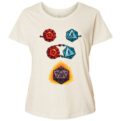 Ladies Curvy Jersey - 4SQE65AA - Natural Heather - 8