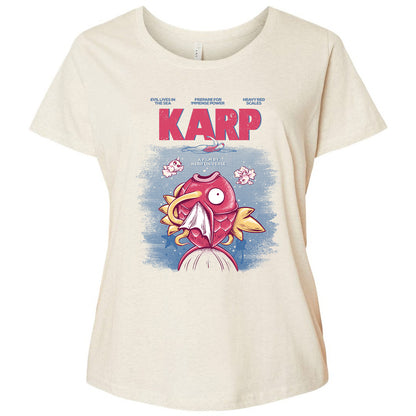 Ladies Curvy Jersey - G4WTNXFJ - Natural Heather - 8