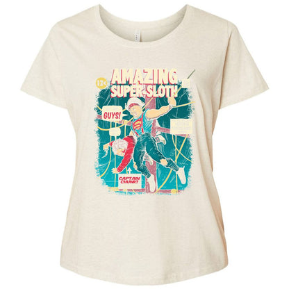 Ladies Curvy Jersey - KGBPHM46 - Natural Heather - 8