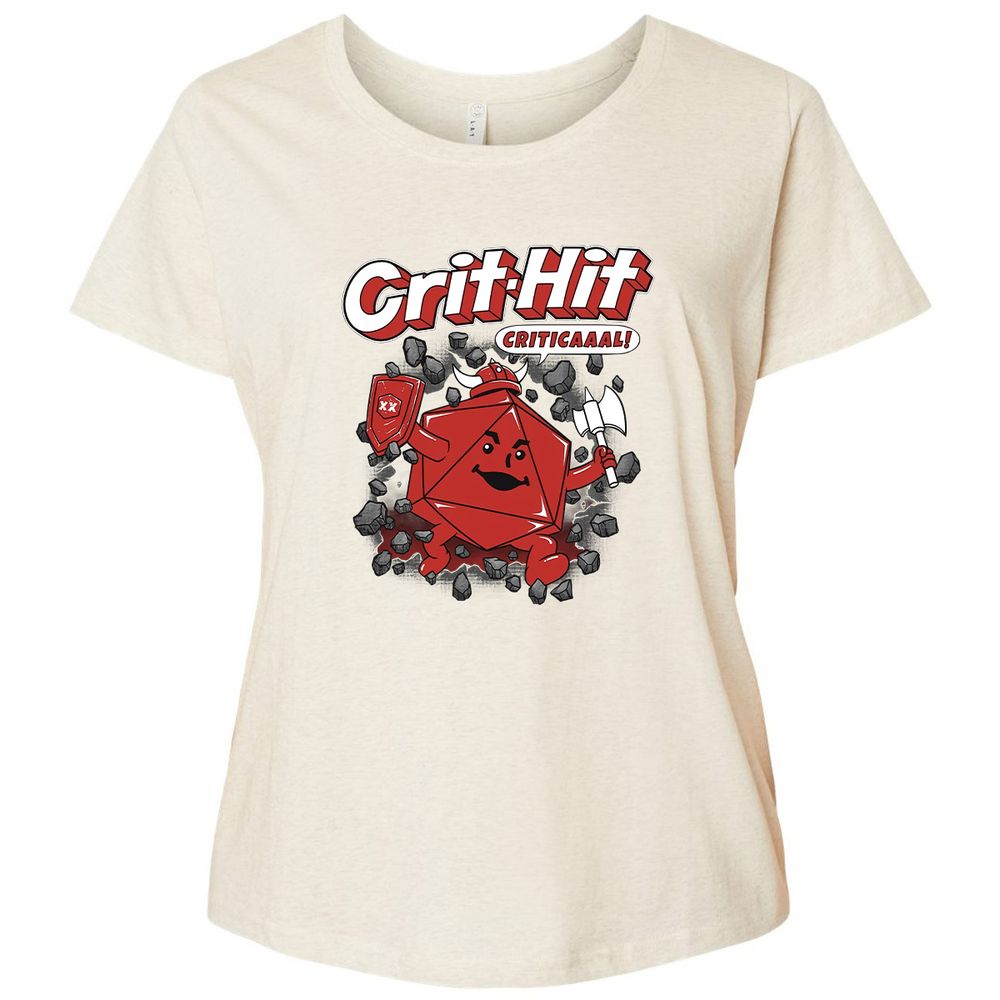 Ladies Curvy Jersey - HXNFBHJV - Natural Heather - 8