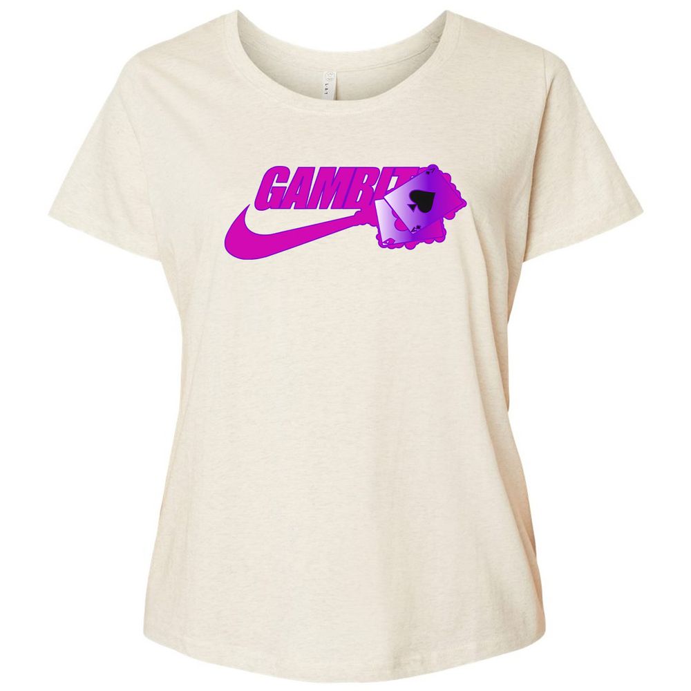 Ladies Curvy Jersey - J6DKD2A7 - Natural Heather - 8