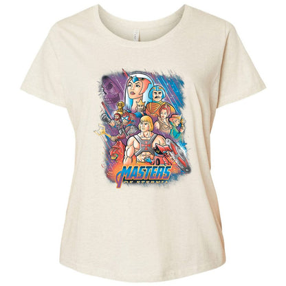 Ladies Curvy Jersey - GL77CBFC - Natural Heather - 8