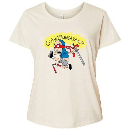 Ladies Curvy Jersey - R8BASQMK - Natural Heather - 8