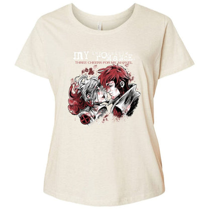 Ladies Curvy Jersey - EVLXEFR2 - Natural Heather - 8