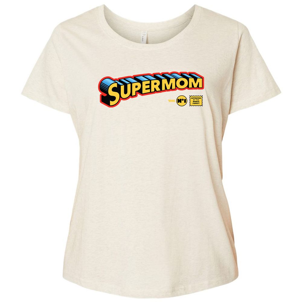 Ladies Curvy Jersey - 7ZS5Q3WQ - Natural Heather - 8