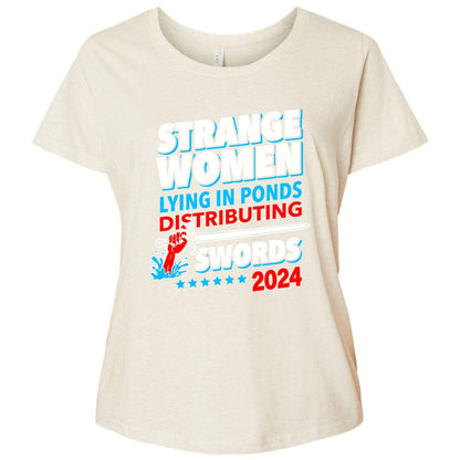 Ladies Curvy Jersey - A48TA254 - Natural Heather - 8