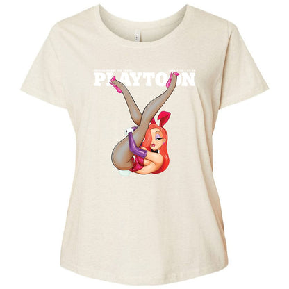 Ladies Curvy Jersey - VKME1MVP - Natural Heather - 8