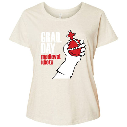 Ladies Curvy Jersey - 4J5YRD6W - Natural Heather - 8