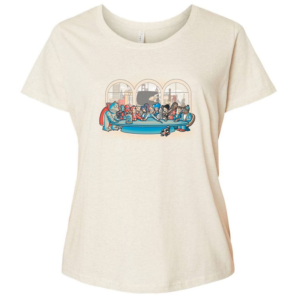 Ladies Curvy Jersey - NG7LD18U - Natural Heather - 8