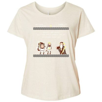 Ladies Curvy Jersey - 74FB5ZTQ - Natural Heather - 8