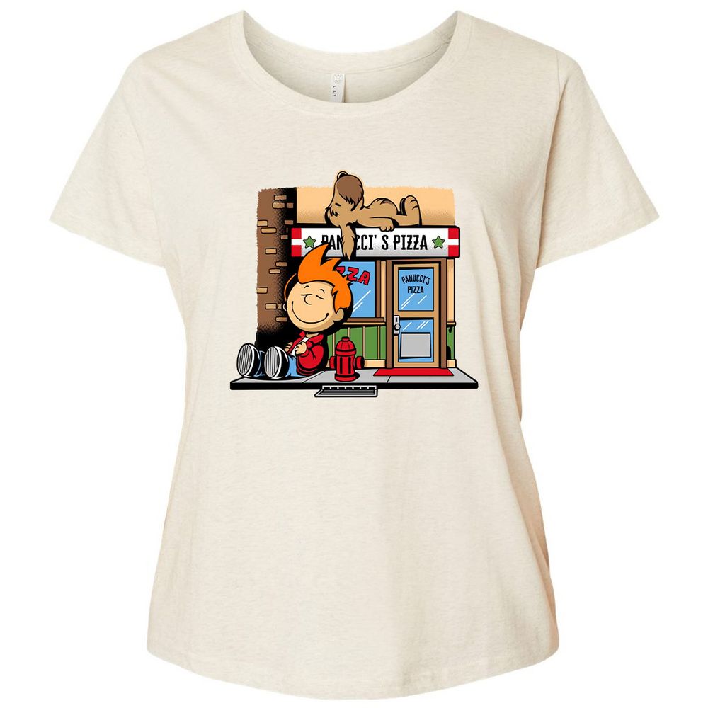 Ladies Curvy Jersey - 2KUY2PP4 - Natural Heather - 8