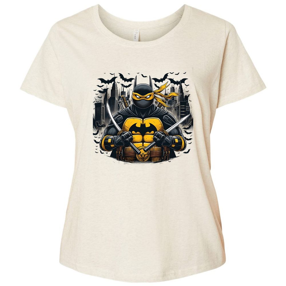 Ladies Curvy Jersey - UJ74H9ZB - Natural Heather - 8